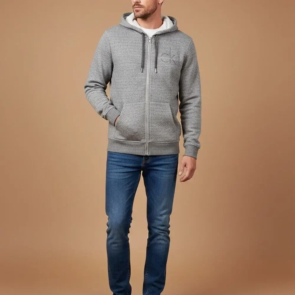 Calvin Klein Mens Hoodie Hooded Sweatshirt Sweater size M - Picture 2 of 12